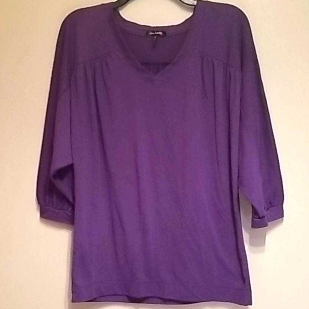 Daisy Fuentes purple top - Picture 1 of 4